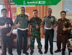 Aspidmil Kejati Papua Barat melaksanakan Koordinasi dengan Polisi Militer Komando Daerah Militer XVIII/Kasuari