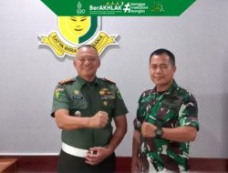 Aspidmil Kejati Papua Barat melakukan Koordinasi dengan Detasemen Polisi Militer XVIII/1 Sorong