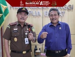 Kajati Papua Barat menerima Kunjungan Silaturahmi Kepala Lembaga Penyiaran Publik RRI Manokwari