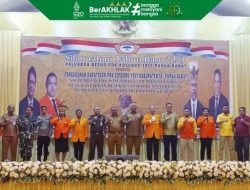 Kajati Papua Barat diwakili Koordinator Intelijen mengikuti silaturahmi ibadah syukur dan silaturahmi tahun baru Keluarga Besar Kosgoro 1957