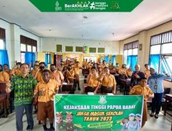 Kejaksaan Tinggi Papua Barat melaksanakan Jaksa Masuk Sekolah di SMP Negeri 1 Manokwari