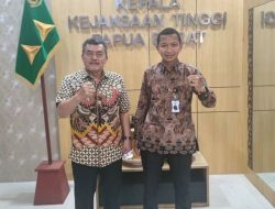 Kajati Papua Barat menerima kunjungan audiensi Penghubung Komisi Yudisial Wilayah Papua Barat.