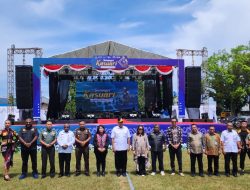 Kajati Papua Barat diwakiliki Asisten Intelijen Hadiri Peluncuran Logo dan Kick Off Kegiatan GBBI & BBWI Provinsi Papua Barat.
