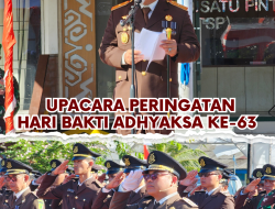 Upacara Peringatan Hari Bhakti Adhyaksa ke-63 Kejaksaan Tinggi Papua Barat