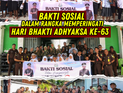 Kepala Kejaksaan Tinggi (Kajati) Papua Barat, Harli Siregar didampingi Ketua Ikatan Adhyaksa Dharmakarini (IAD) Wilayah Papua Barat Tiurmaida Harli Siregar menggelar Bakti Sosial dan Anjangsana di Sekolah Pendidikan Guru Jemaat (SPGJ) Lahai Roi Andai Manokwari, di Yayasan Anak Yatim Ikhsan Al Mauun Wosi Manokwari dan ke para Purna Tugas Adhyaksa