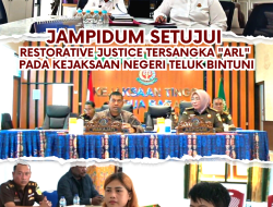 JAM Pidum Dr. Fadil Zumhana menyetujui Restorative Justice Tersangka ARL