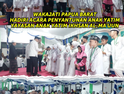 Wakajati Papua Barat : Dr. Teuku Rahman, S.H., M.H. menghadiri acara Penyantunan Anak Yatim Yayasan Yatim Ikhsan Al-Ma’uun.