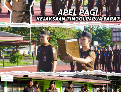 Apel Pagi Pegawai Kejaksaan Tinggi Papua Barat
