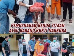 Kejati Papua Barat : Pemusnahan arang bukti Narkotika golongan I jenis tanaman Ganja seberat 15.776,466 gram