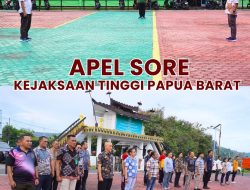 Apel Sore Kejaksaan Tinggi Papua Barat 13/10/2023.