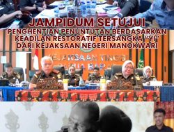 Jaksa Agung RI melalui JAM Pidum, menyetujui permohonan penghentian penuntutan berdasarkan keadilan restoratif Tersangka Yance Iek dari Kejaksaan Negeri Manokwari.