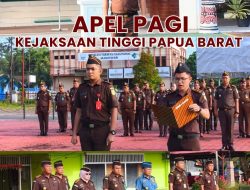 Apel Pagi Kejaksaan Tinggi Papua Barat 16/10/2023.