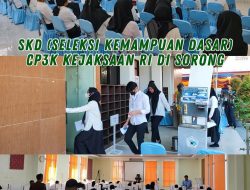 Pelaksanaan SKD CP3K Kejaksaan RI Tahun Anggaran 2023 di Politeknik Kesehatan Kota Sorong, Papua Barat Daya.