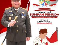 Kepala Kejaksaan Tinggi Papua Barat Dr. Harli Siregar, S.H., M.Hum beserta jajaran mengucapkan selamat memperingati hari Sumpah Pemuda ke-95.
