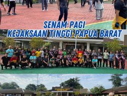 Senam Pagi Kejaksaan Tinggi Papua Barat 2710203.