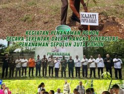 Wakajati Papua Barat hadiri Kegiatan penanaman pohon secara serentak dalam rangka Sinergitas Penanaman Sepuluh Juta Pohon.