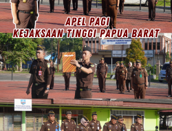 Apel Pagi Kejaksaan Tinggi Papua Barat