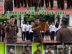 Apel Pagi Kejaksaan Tinggi Papua Barat (20/11/2023).