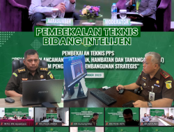Kajati Papua Barat dan Asintel Papua Barat mengikuti Kegiatan Pembekelan Teknis Pengamanan Pembangunan Strategis Tahun 2023