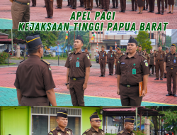 Apel Pagi Kejaksaan Tinggi Papua Barat (27/11/2023).