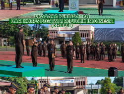 Wakajati Papua Barat Pimpin Upacara Peringatan Hari Korps Pegawai Republik Indonesia (KORPRI).