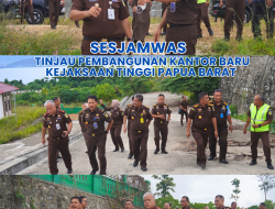 SESJAMWAS Tinjau Pembangunan Kantor Baru Kejaksaan Tinggi Papua Barat
