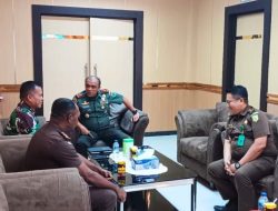 Asisten Pidana Militer lakukan Kunjungan Kerja ke Kodam XVIII Kasuari.