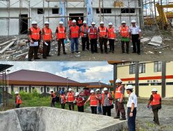 Asisten Intelijen memimpin Tim Pengamanan Pembangunan Strategis pada Proyek Gedung RSUD Provinsi Papua Barat Tahap X Tahun Anggaran 2023.