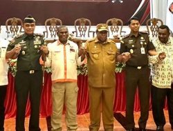 Wakajati Papua Barat menghadiri Kegiatan Temu Stakeholder Pemilihan Umum Tahun 2024 Provinsi Papua Barat.