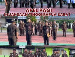 Wakajati Papua Barat Pimpin Apel Pagi 04/12/2023.