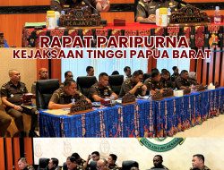 Rapat Paripurna Kejaksaan Tinggi Papua Barat