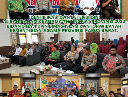 Kajati Papua Barat diwakili Asisten Intelijen menghadiri kegiatan Identifikasi dan Deteksi Dini Aliran Paham Keagamaan Tingkat Provinsi Tahun 2023.