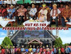 Kajati Papua Barat hadiri Ibadah Perayaan Hari Ulang Tahun Ke-169 Pekabaran Injil di Tanah Papua.