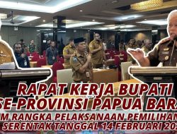 Kajati Papua Barat hadiri Rapat Kerja Bupati se-Provinsi Papua Barat dalam rangka pelaksanaan pemilihan umum serentak