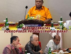 Kajati Papua Barat hadiri Rapat Terbatas bersama Gubernur Papua Barat dan Forkopimda Papua Barat