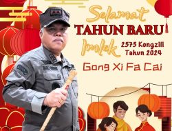 Kajati Papua Barat : “Selamat Tahun Baru Imlek 2575 Kongzili “.