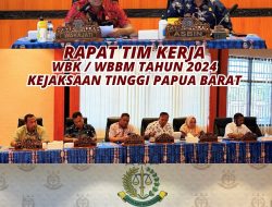 Rapat Kerja WBK/WBBM Tahun 2024 Kejaksaan Tinggi Papua Barat