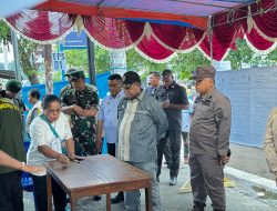 Forkopimda Papua Barat tinjau TPS Pemilihan Umum 2024 di Manokwari Papua Barat