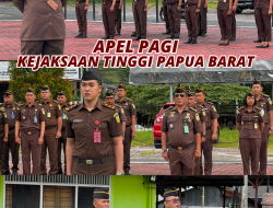 Apel Pagi Kejaksaan Tinggi Papua Barat 12/02/2024.