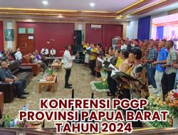 Kajati Papua Barat diwakili Plh. Asintel menghadiri Konfrensi PGGP Provinsi Papua Barat Tahun 2024.