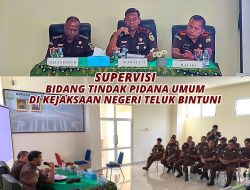 Wakajati Papua Barat Pimpin Monev Bidang Tindak Pidana Umum di Kejaksaan Negeri Teluk Bintuni