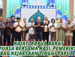 Kajati Papua Barat melaksanakan Buka Puasa Bersama (BukBer) bersama Kasi, Pemeriksa, dan Kasubag Kejaksaan Tinggi Papua Barat