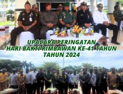 Kajati Papua Barat diwakili Kabag TU menghadiri Upacara Peringatan Hari Bakti Rimbawan ke-41 Tahun 2024.