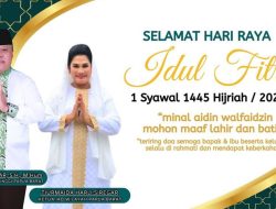 Kajati Papua Barat : “Selamat Hari Raya Idul Fitri 1445 H / 2024 M”