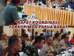 rapat koodinasi Forum Komunikasi Pimpinan Daerah Provinsi Papua Barat Daya