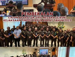 Kajati Papua Barat membuka Kegiatan Pembekalan Calon Aparatur Sipil Negara (CASN) Kejaksaan Tinggi Papua Barat Tahun 2023