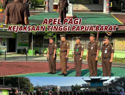 Apel Pagi Kejaksaan Tinggi Papua Barat