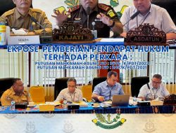 Kajati Papua Barat Memimpin Ekspose dalam rangka Pemberian Pendapat Hukum terhadap Perkara Putusan Mahkamah Agung No. 3605/K/Pdt/2023 dan Putusan MA No. 297K/Pdt/2021.