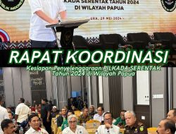 Kajati Papua Barat menghadiri Rapat Koordinasi Kesiapan Penyelenggaraan PILKADA Serentak Tahun 2024 di Wilayah Papua,
