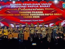 Asisten Intelijen Hadiri Acara Peluncuran Tahapan Pilkada Gubernur dan Bupati di Wilayah Papua Barat